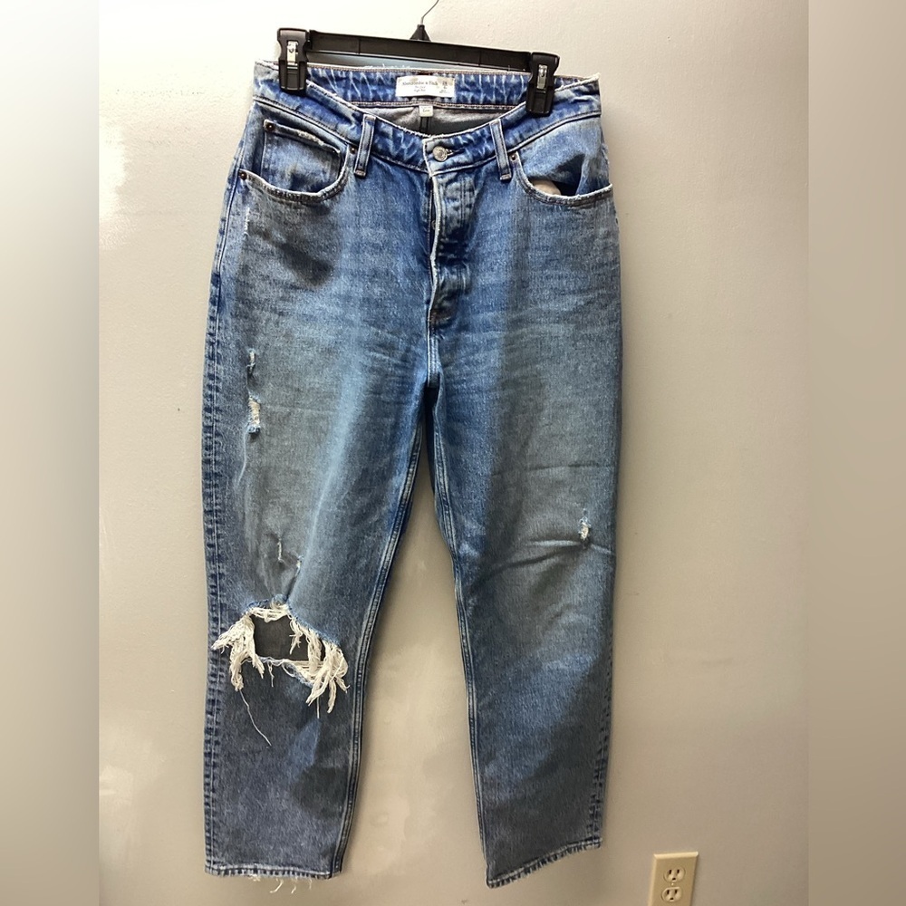 Abercrombie & Fitch The Dad  Curve Love High Rise Jeans